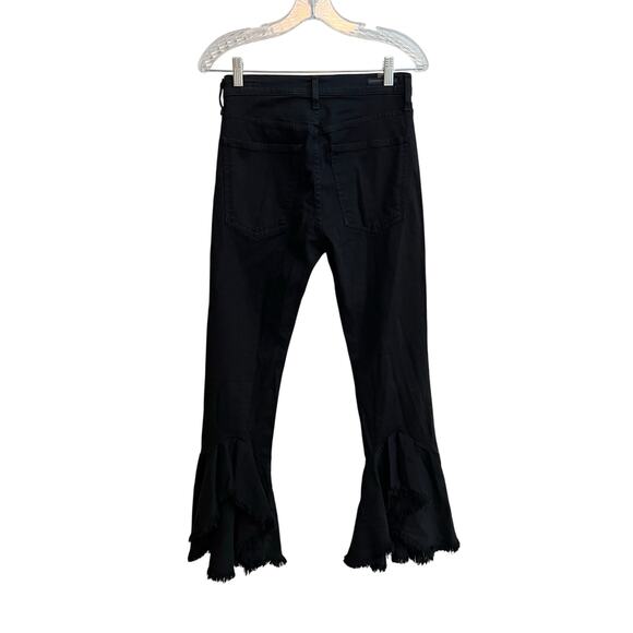 Citizen of Humanity - Women’s Drew Flounce High Rise Black Jean Pants Size: 26 - Picture 6 of 11